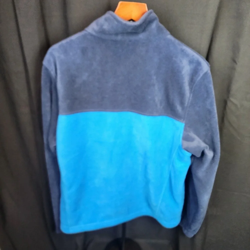 Columbia Mens Blue Full Zip Fleece‎ Jacket Size M Soft
